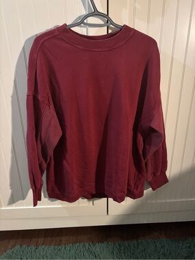 Aerie Getaway Waffle Sweatshirt